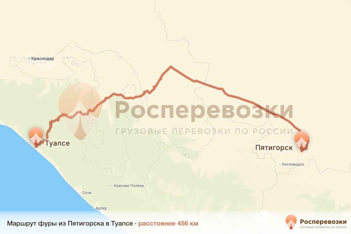 Фура Пятигорск Туапсе
