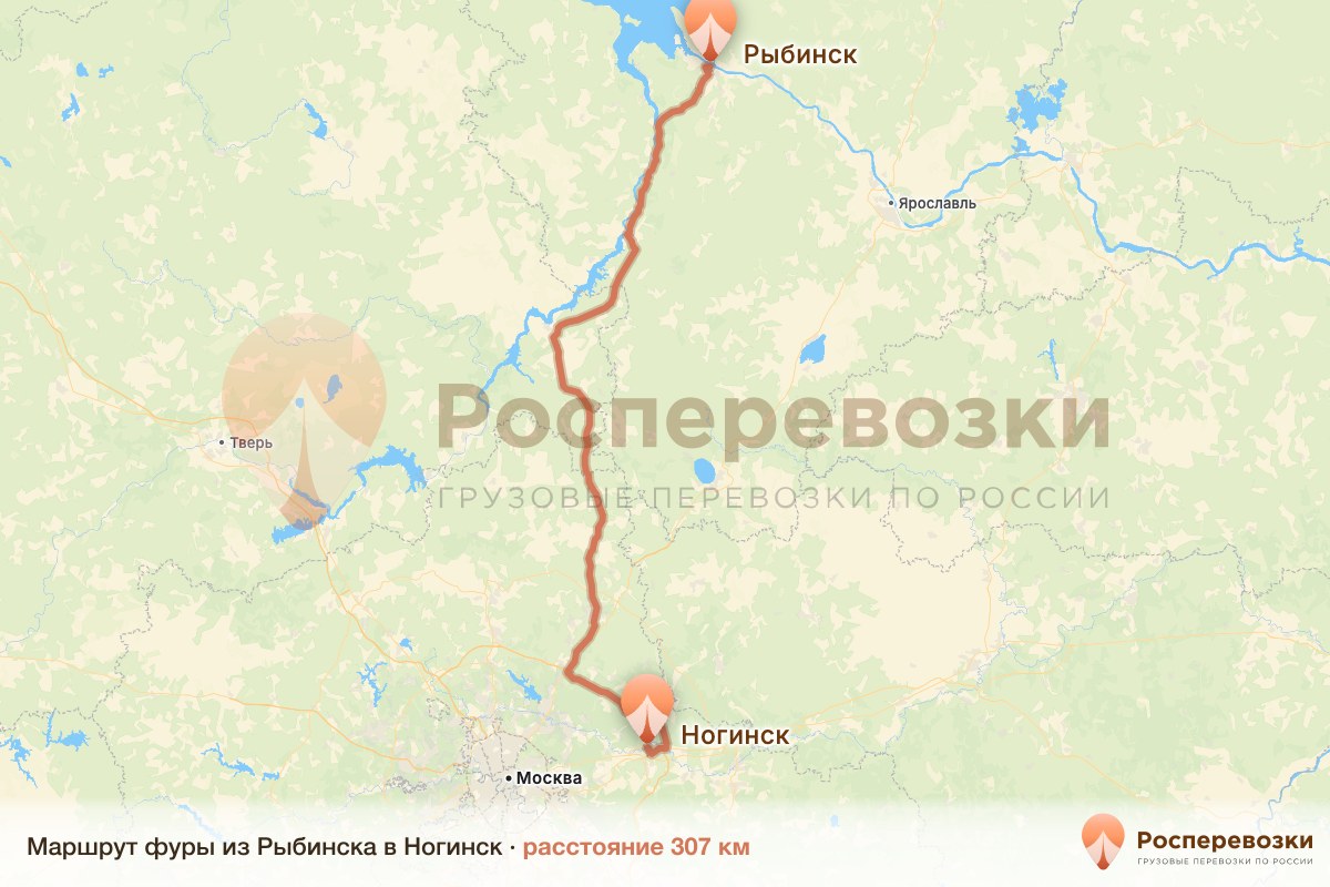 Фура Рыбинск Ногинск