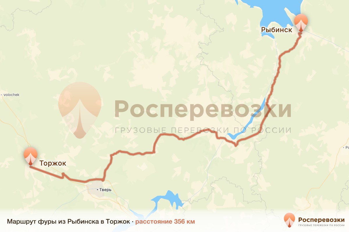 Фура Рыбинск Торжок