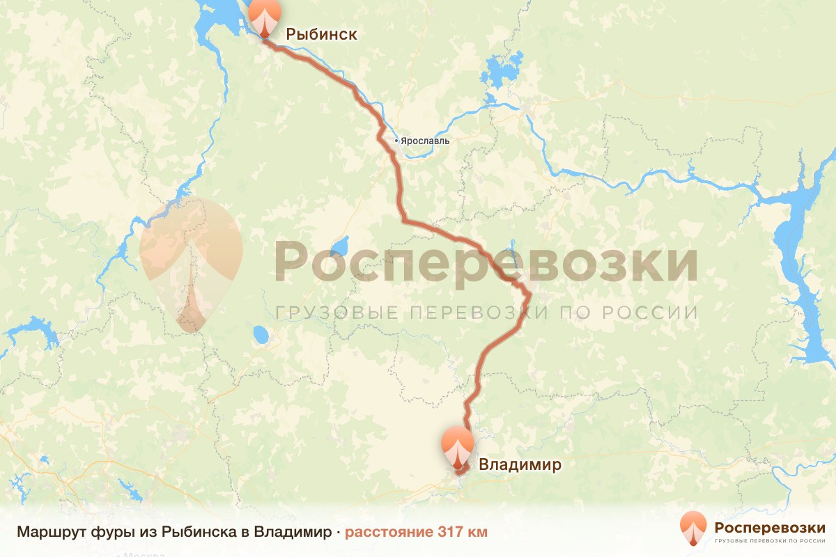 Фура Рыбинск Владимир