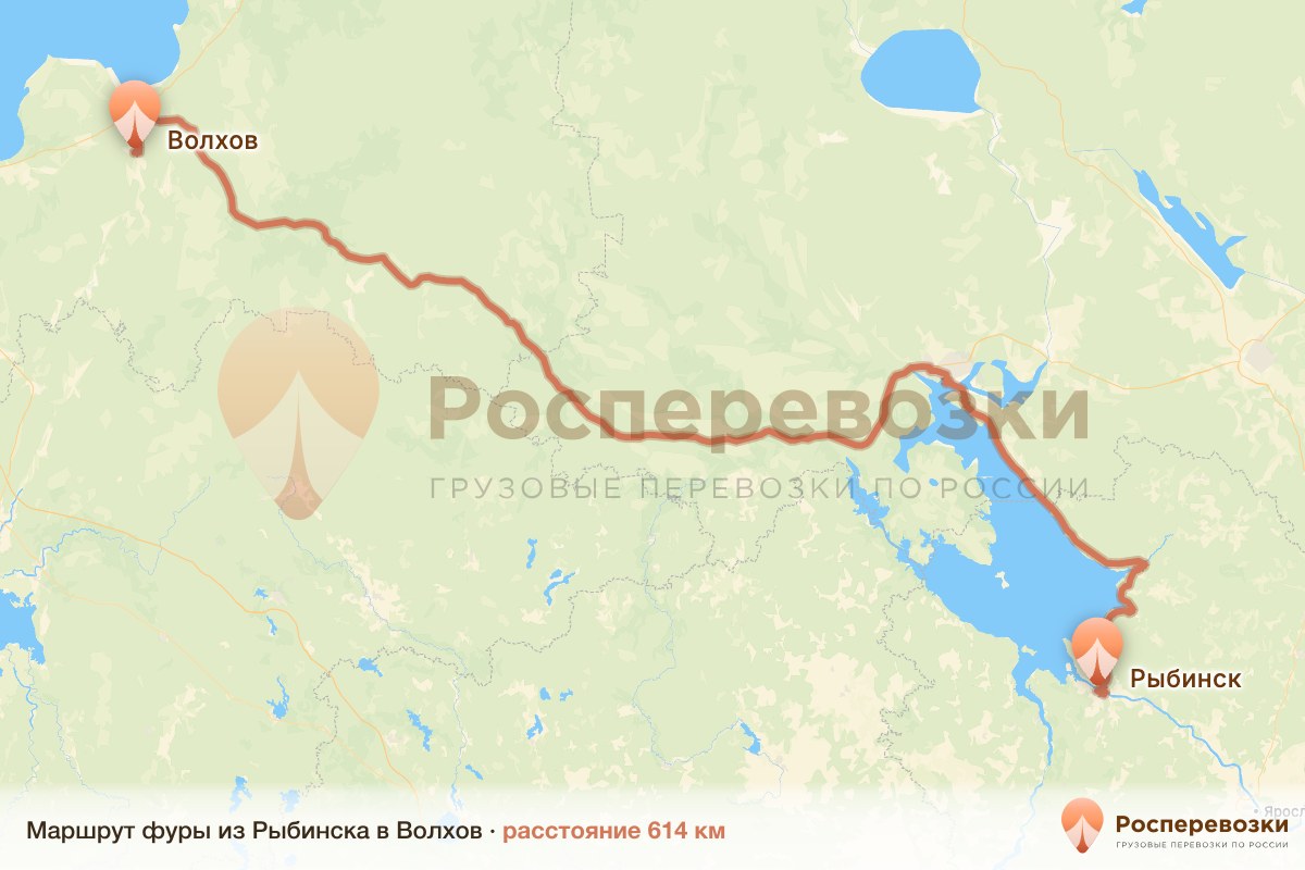 Фура Рыбинск Волхов