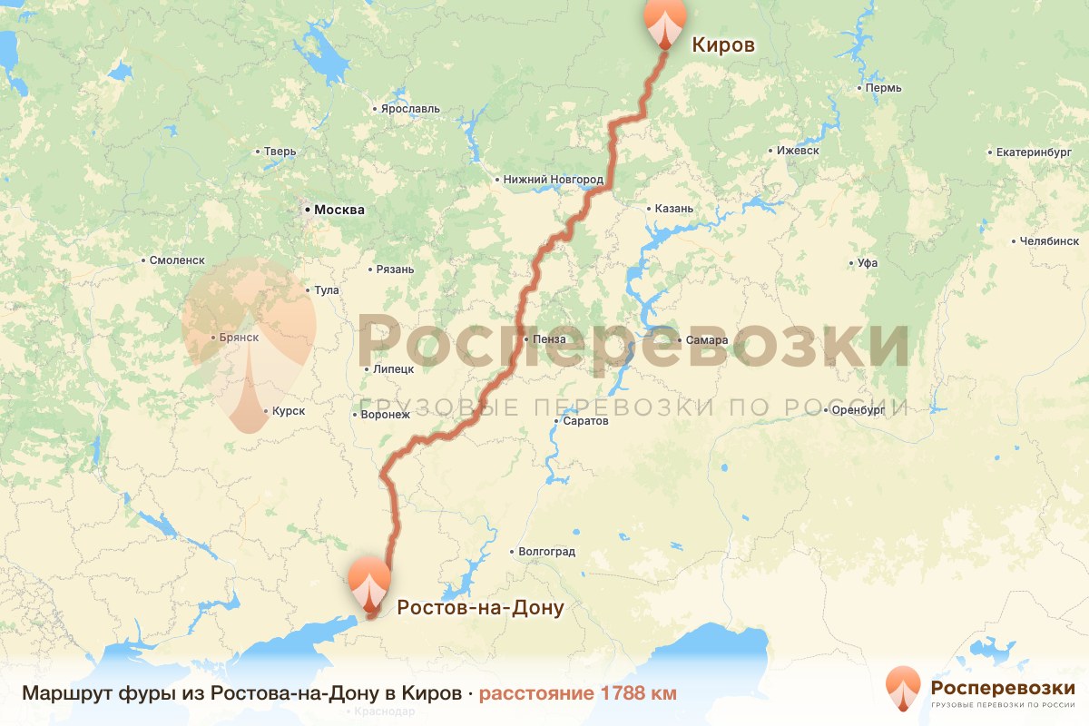 Фура Ростов-на-Дону Киров