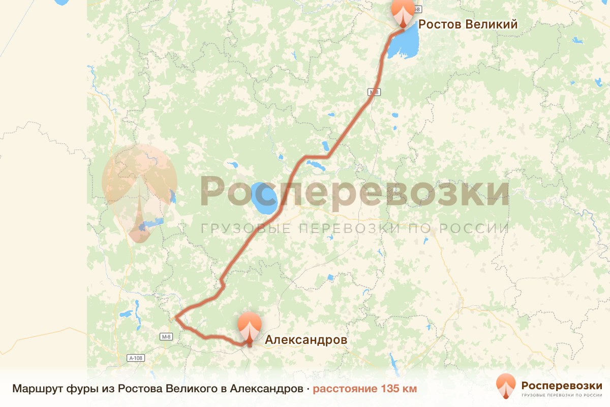 Фура Ростов Александров