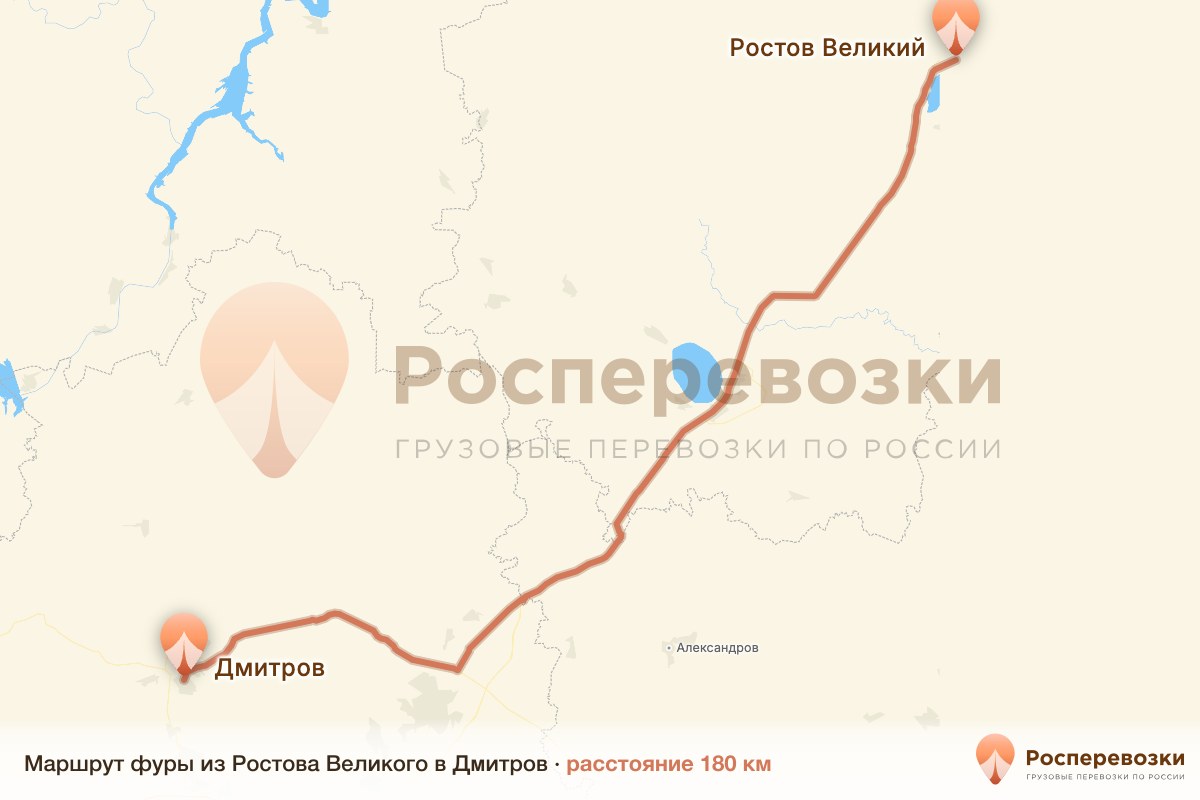 Фура Ростов Дмитров