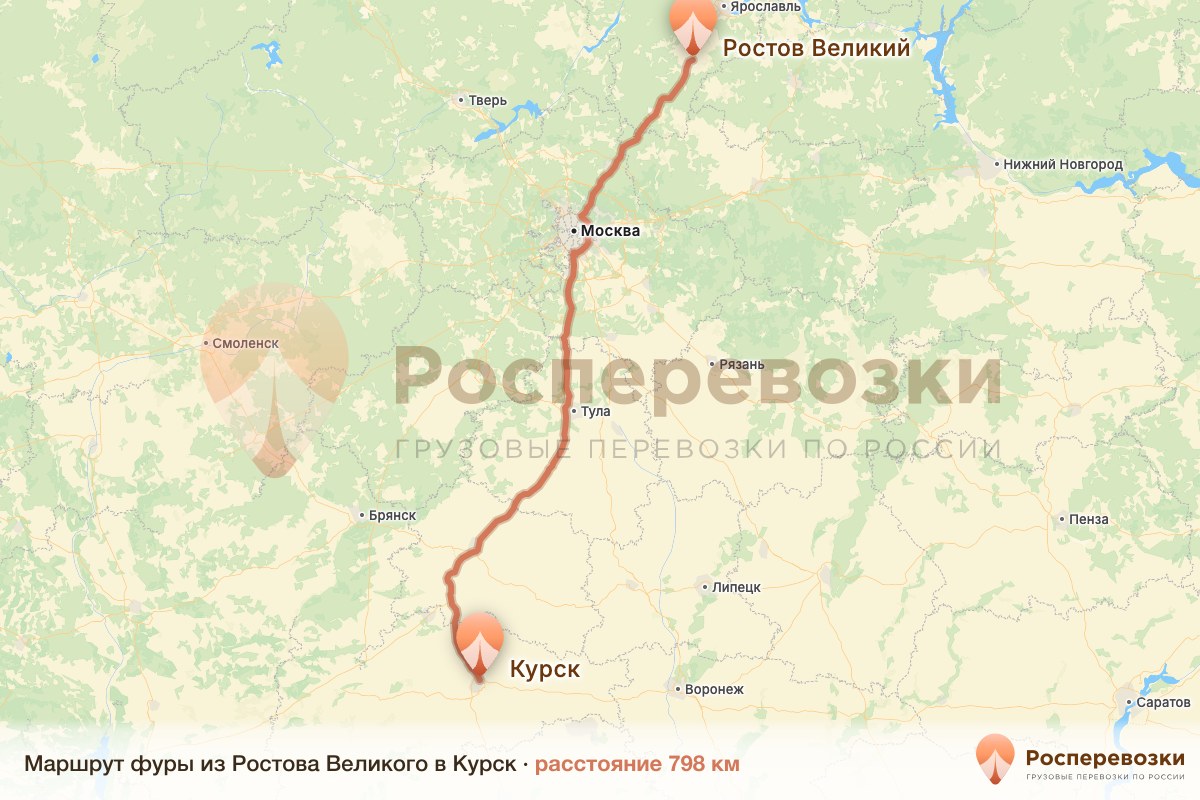 Фура Ростов Курск