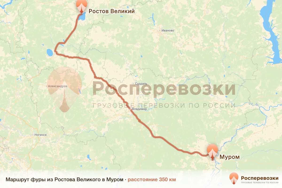 Фура Ростов Муром