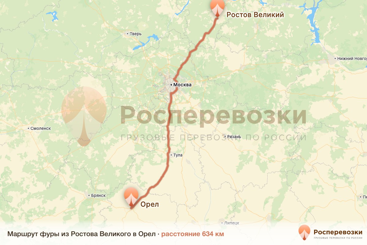 Фура Ростов Орел