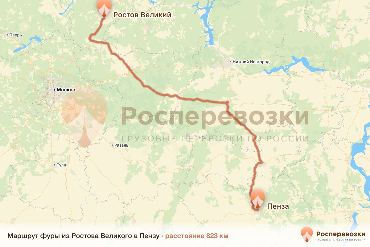 Фура Ростов Пенза