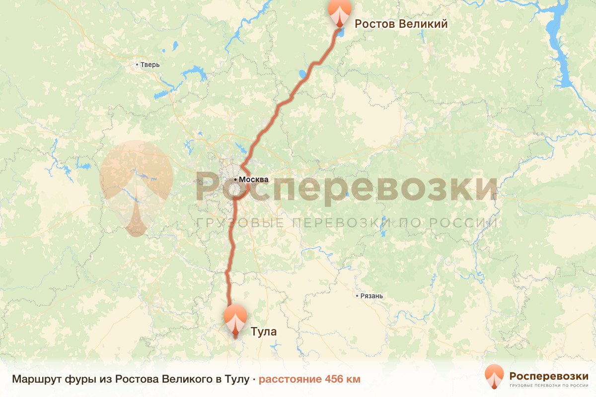 Фура Ростов Тула