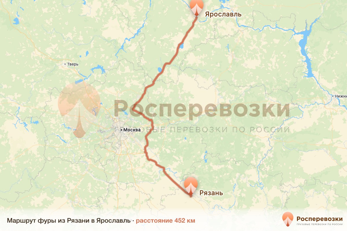 Фура Рязань Ярославль