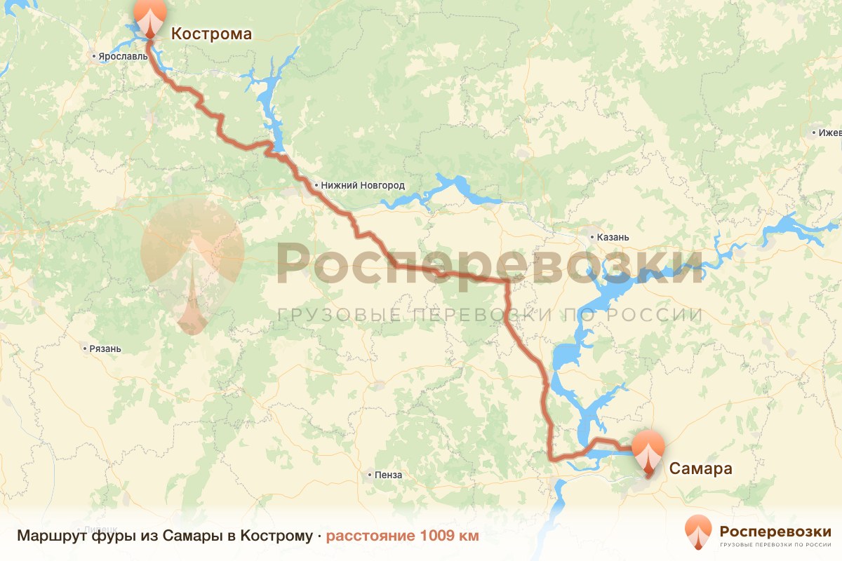 Фура Самара Кострома