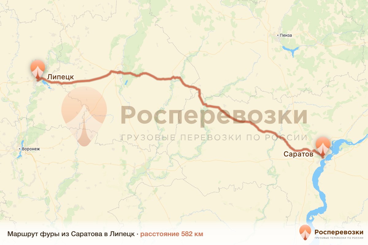 Фура Саратов Липецк