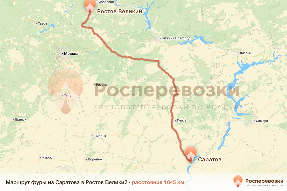 Фура Саратов Ростов