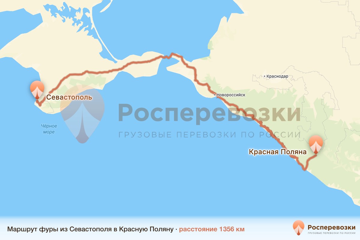 Фура Севастополь Красная Поляна