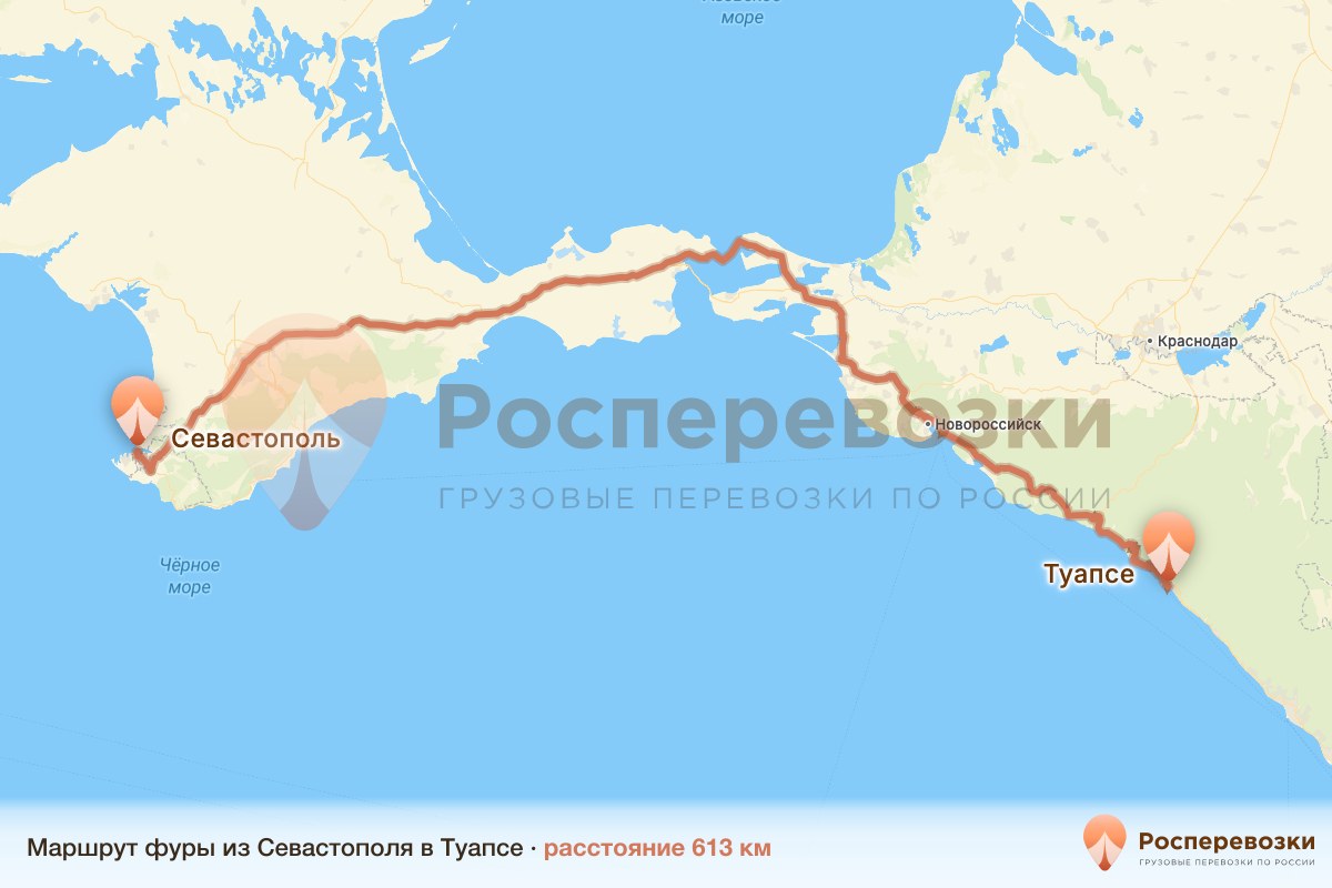 Фура Севастополь Туапсе