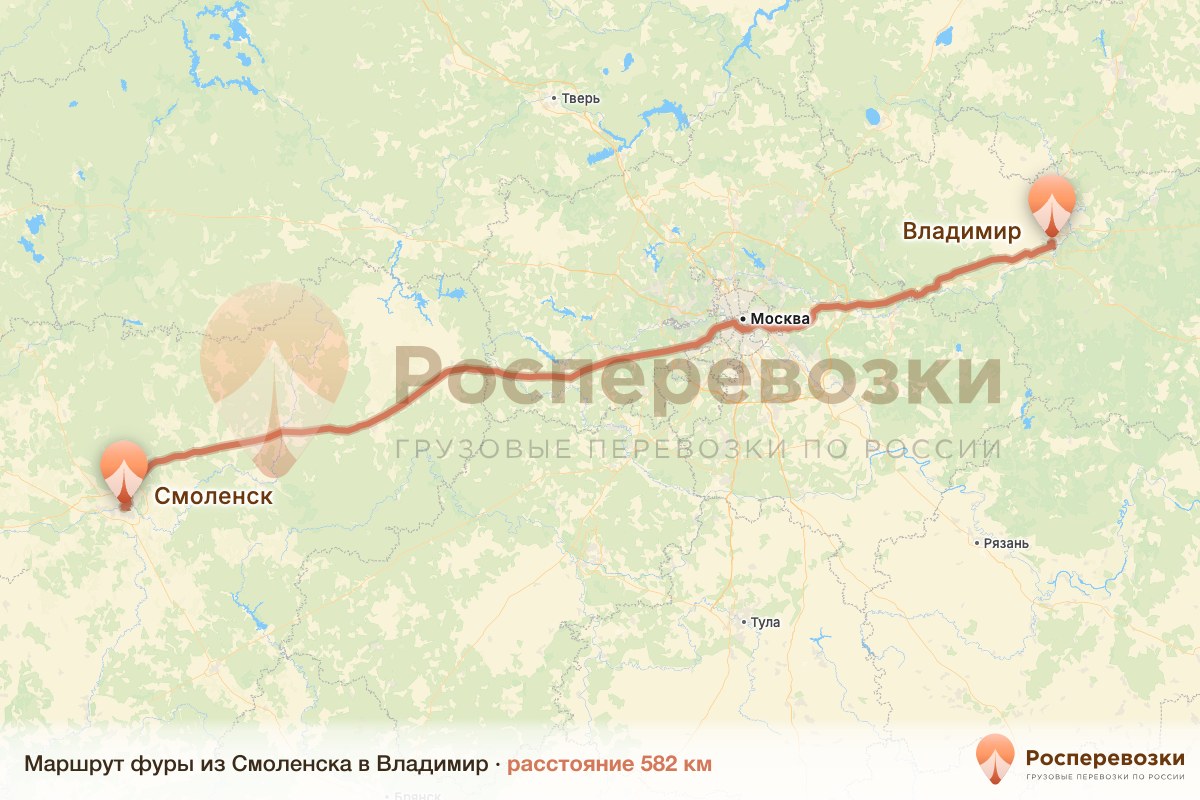 Фура Смоленск Владимир
