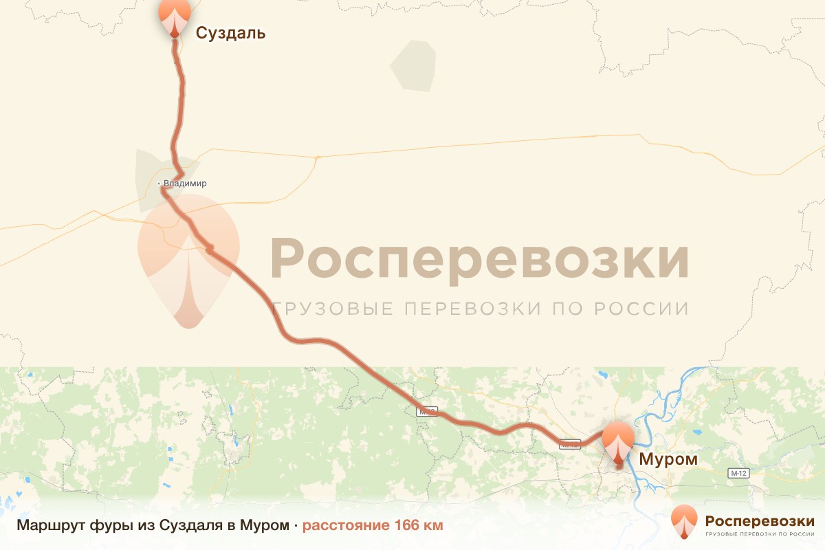 Фура Суздаль Муром