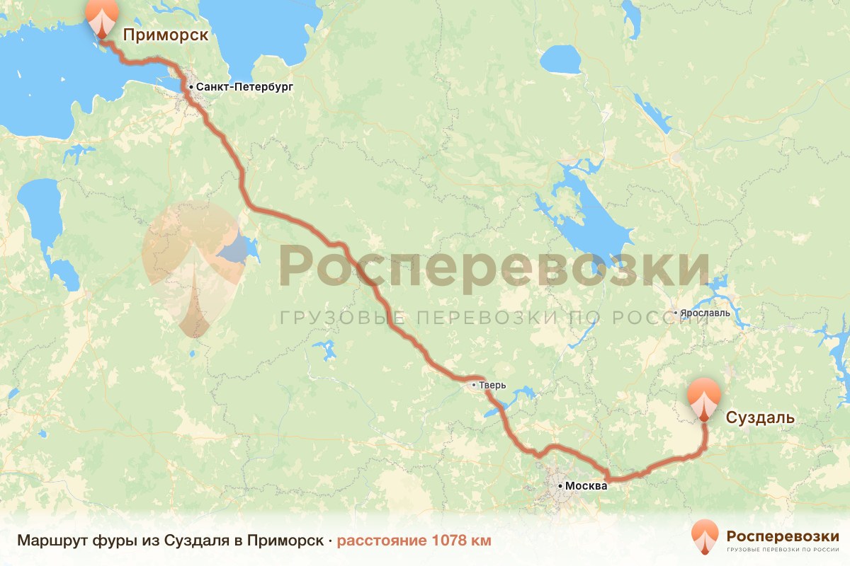 Фура Суздаль Приморск