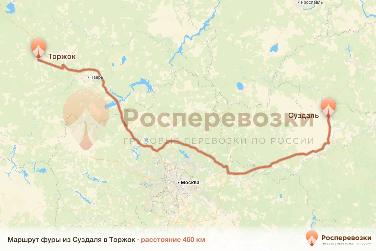 Фура Суздаль Торжок