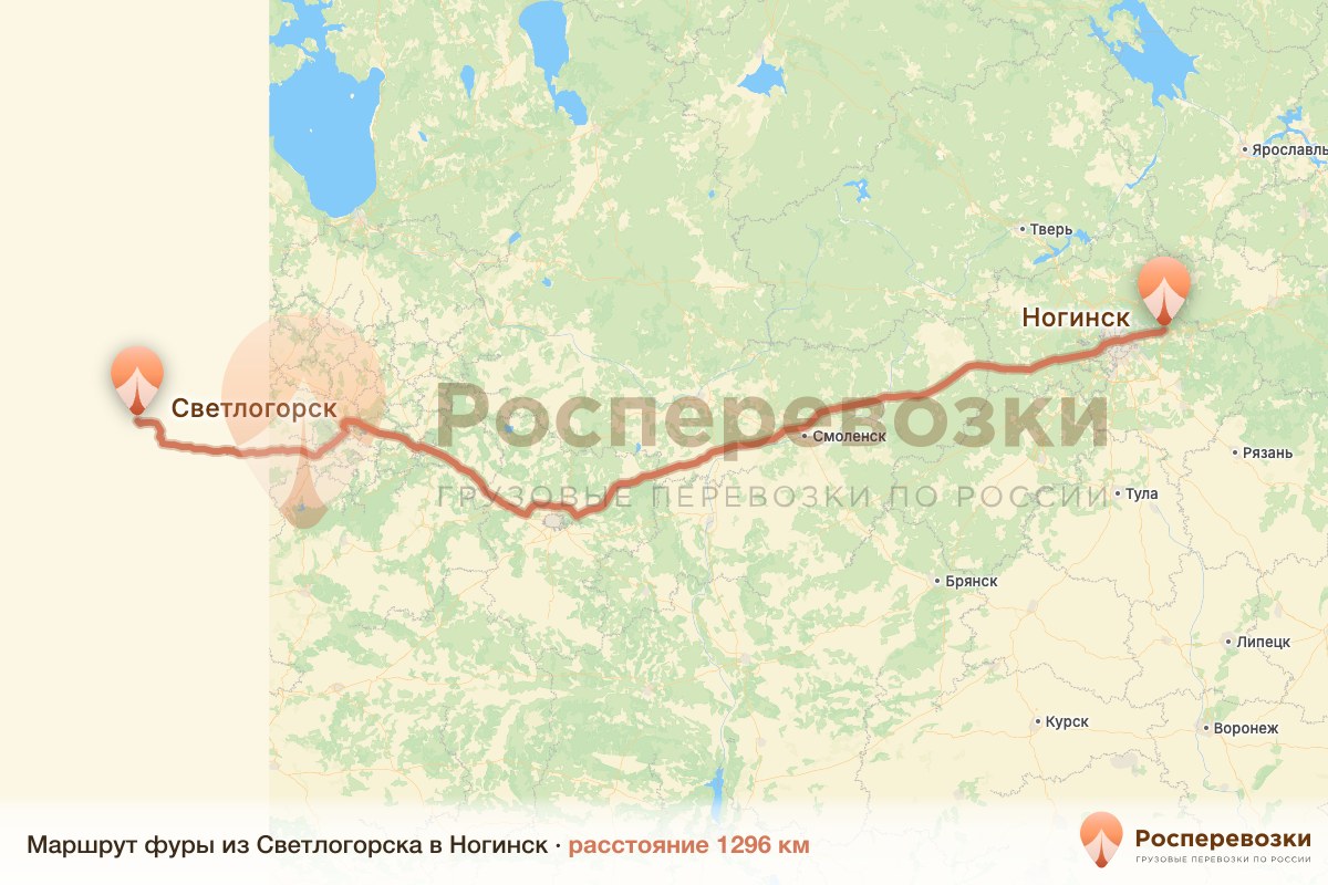 Фура Светлогорск Ногинск
