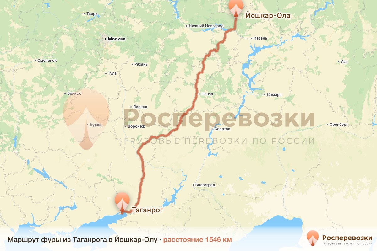 Фура Таганрог Йошкар-Ола