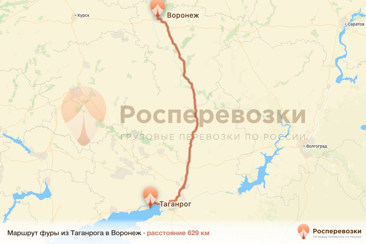 Фура Таганрог Воронеж