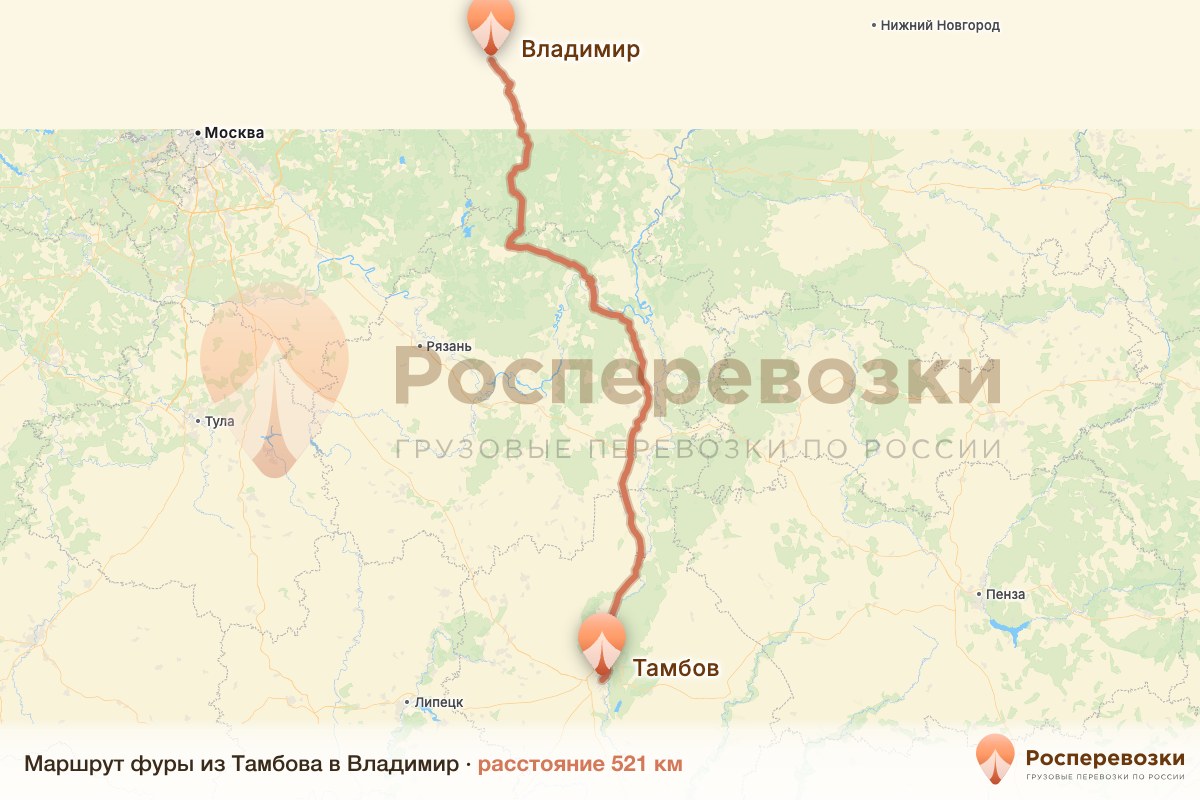 Фура Тамбов Владимир