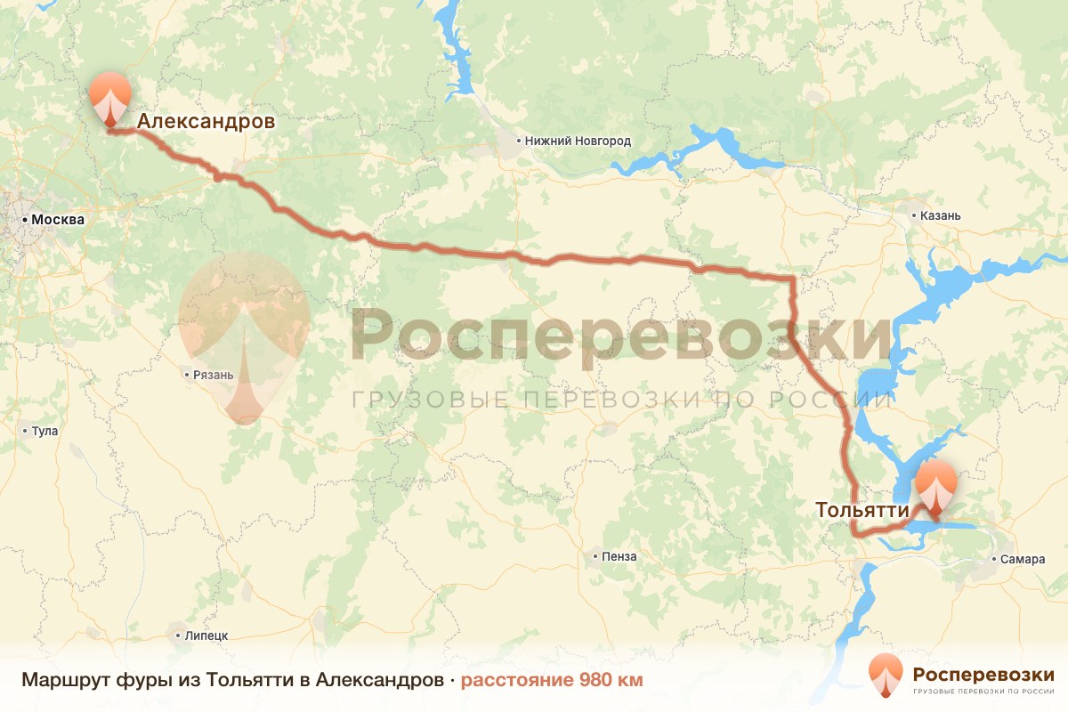 Фура Тольятти Александров