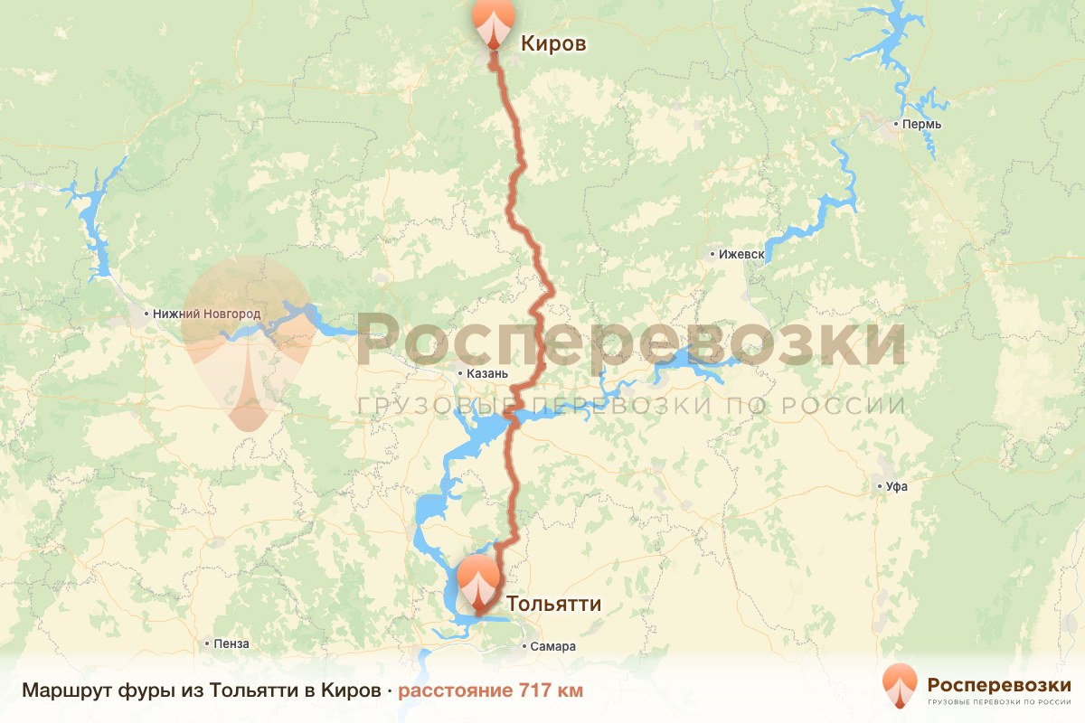 Фура Тольятти Киров