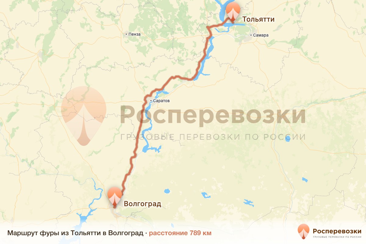 Фура Тольятти Волгоград
