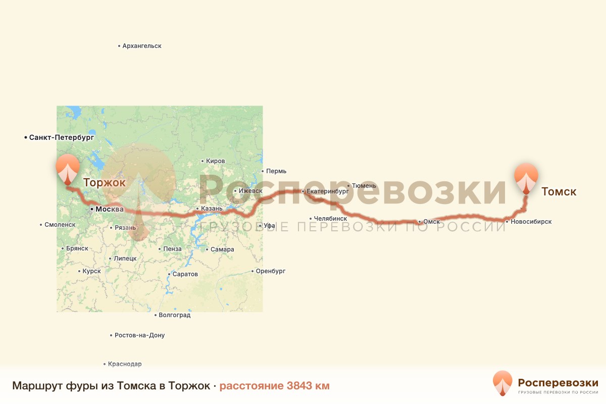 Фура Томск Торжок