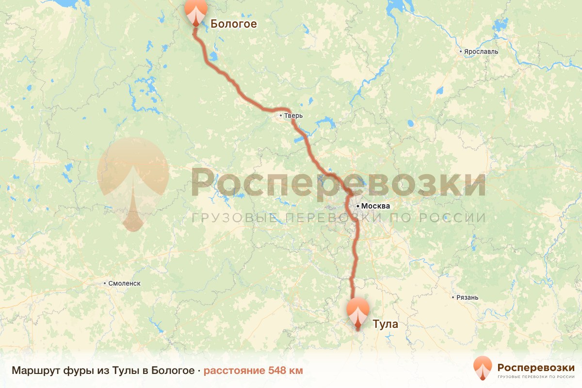 Фура Тула Бологое
