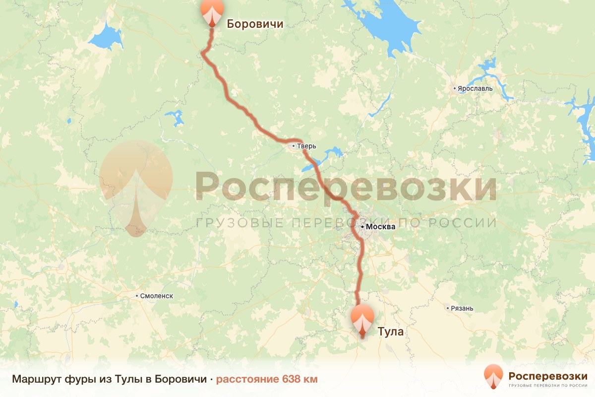 Фура Тула Боровичи