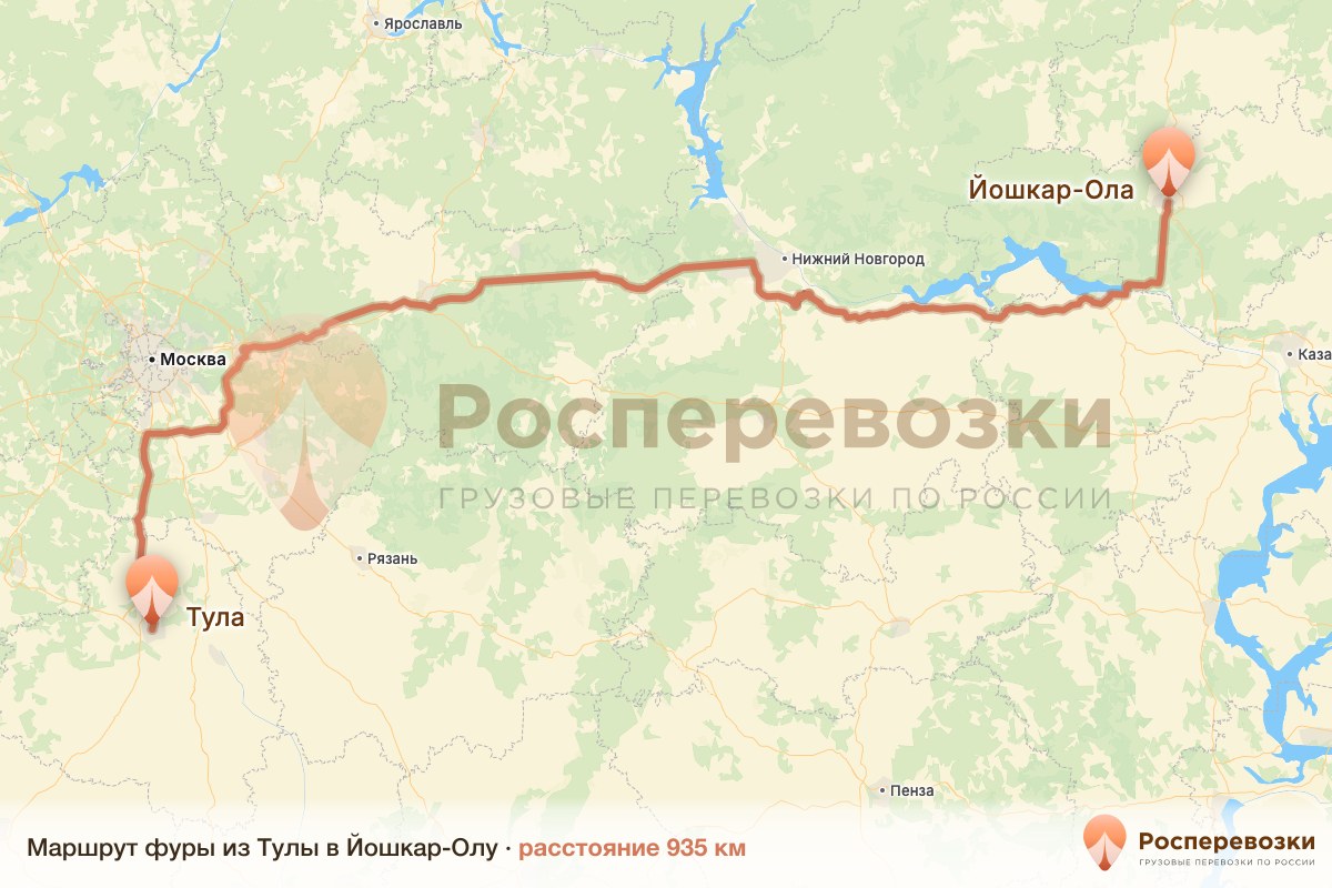 Фура Тула Йошкар-Ола