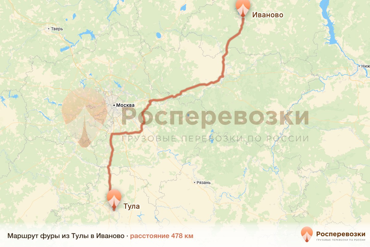 Фура Тула Иваново