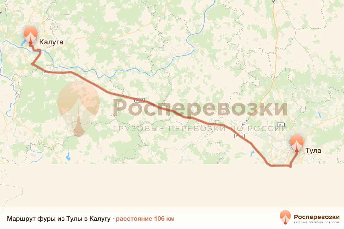 Фура Тула Калуга