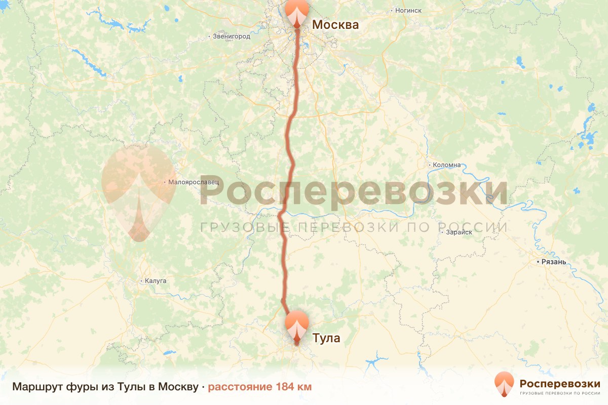 Фура Тула Москва