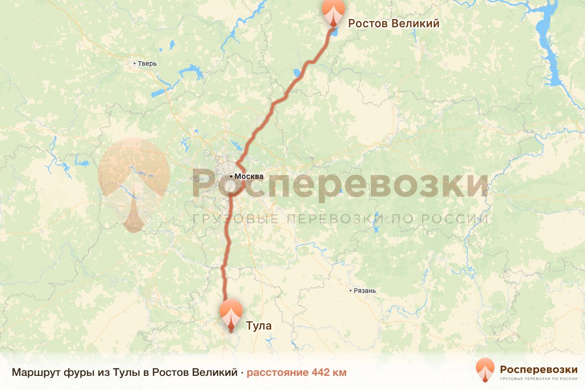 Фура Тула Ростов