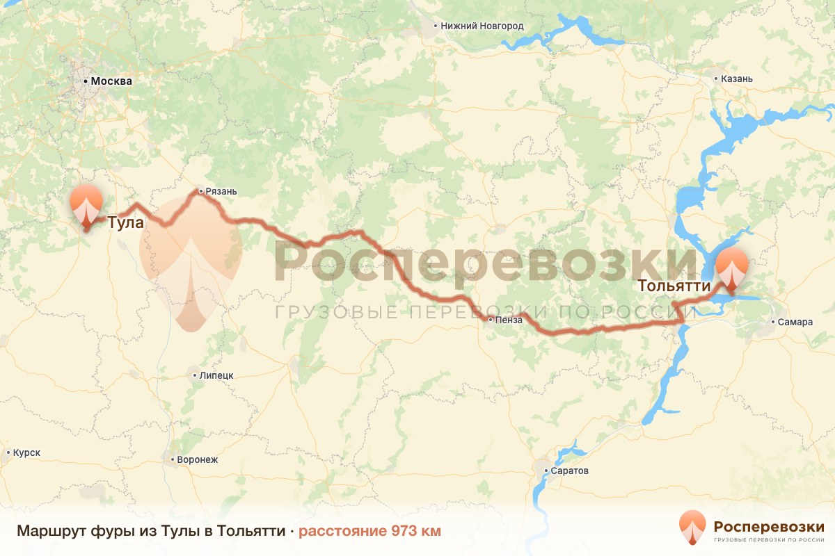 Фура Тула Тольятти