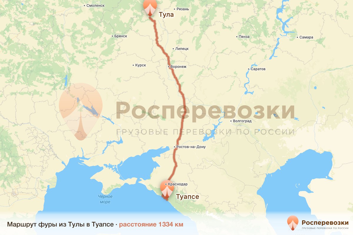 Фура Тула Туапсе