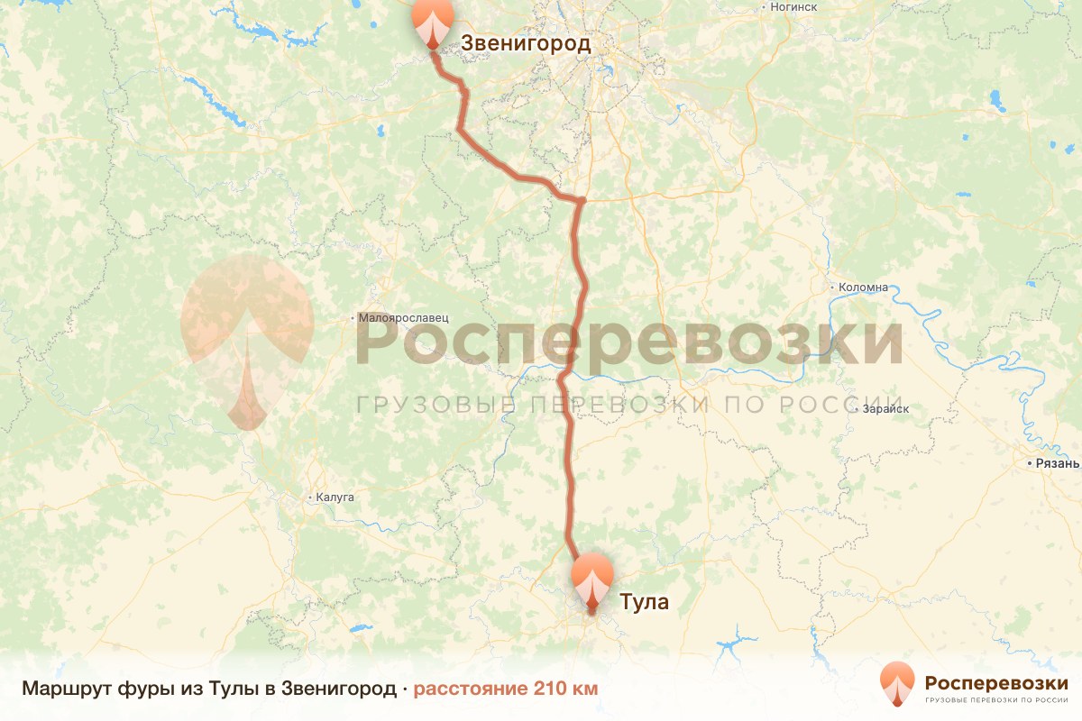 Фура Тула Звенигород