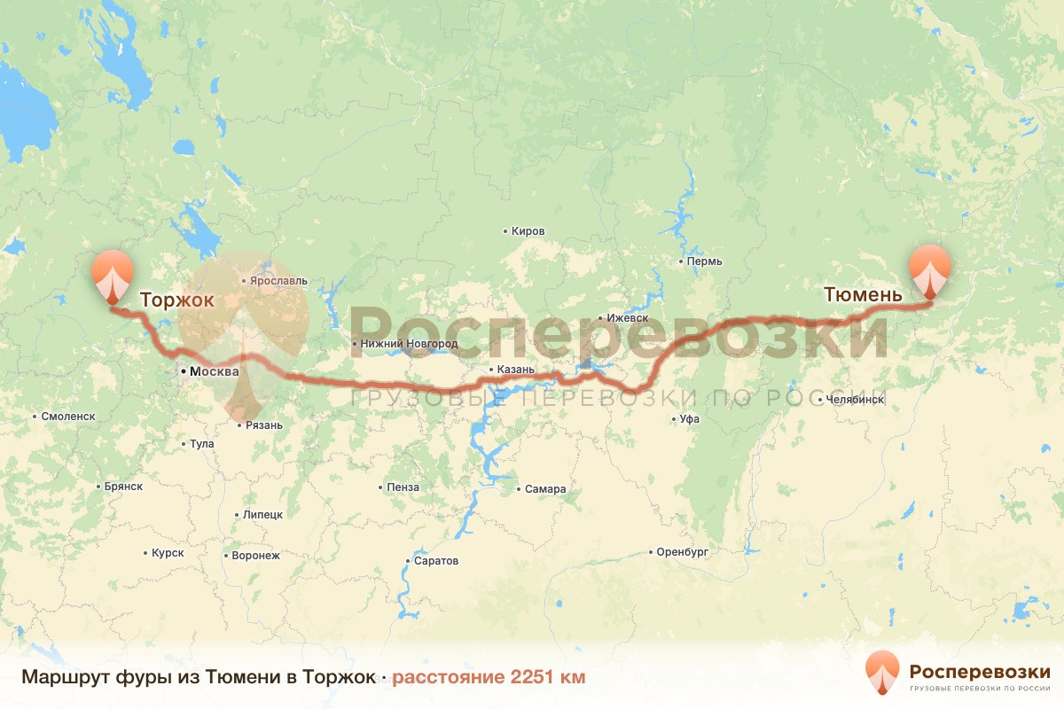 Фура Тюмень Торжок