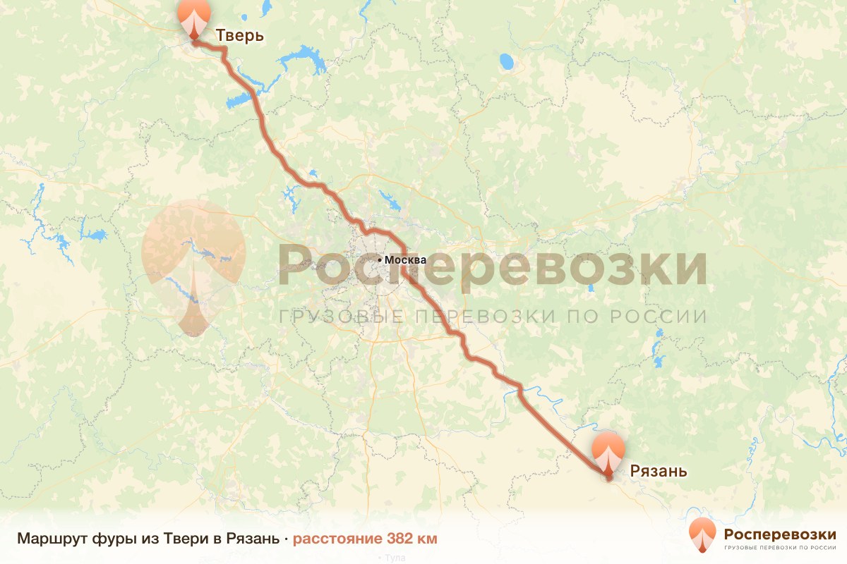 Фура Тверь Рязань
