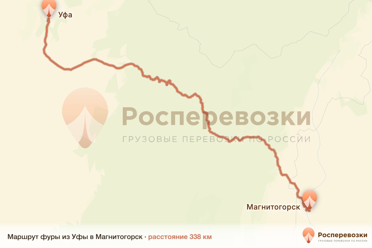 Фура Уфа Магнитогорск
