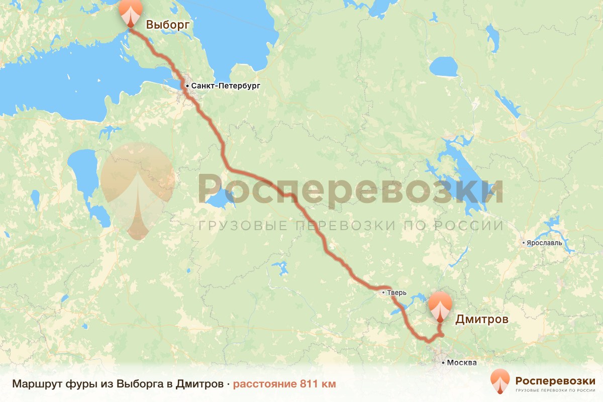 Фура Выборг Дмитров