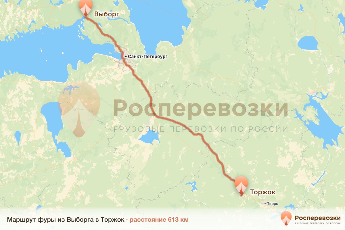Фура Выборг Торжок