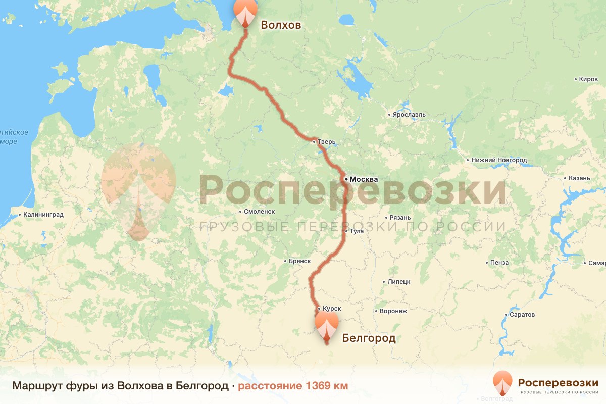 Фура Волхов Белгород