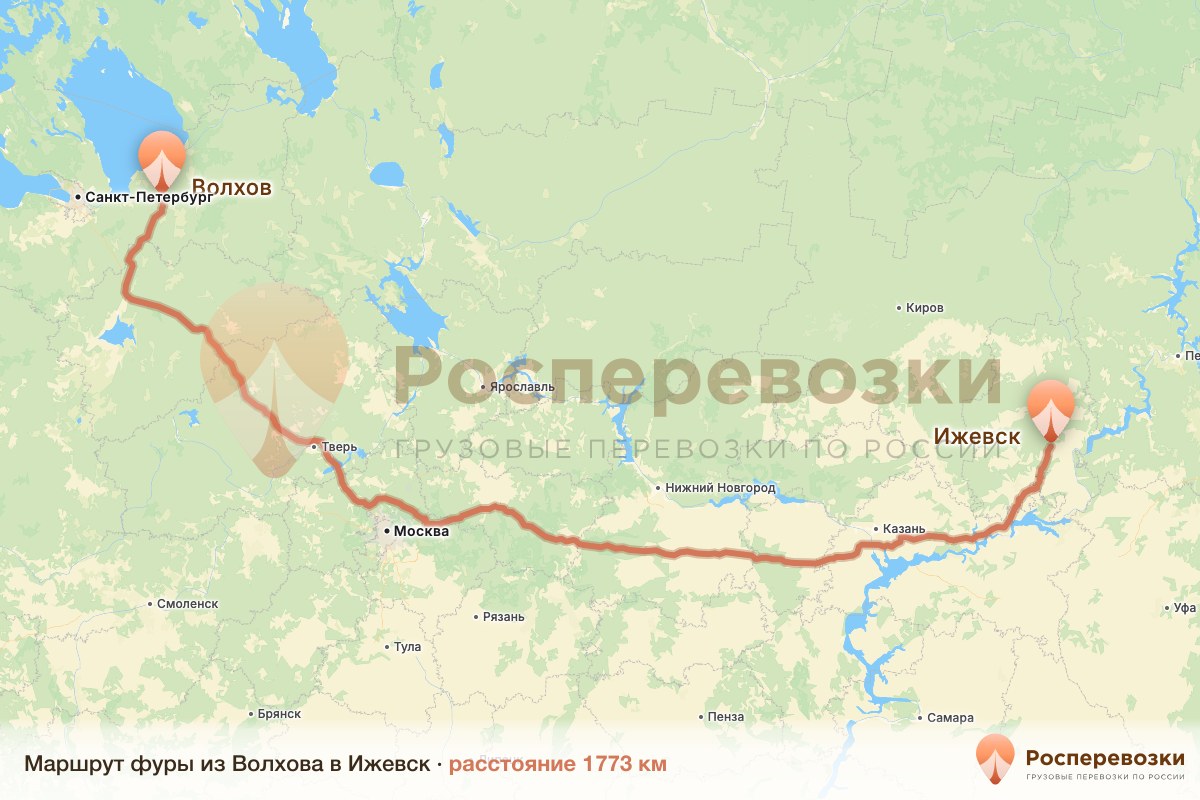 Фура Волхов Ижевск
