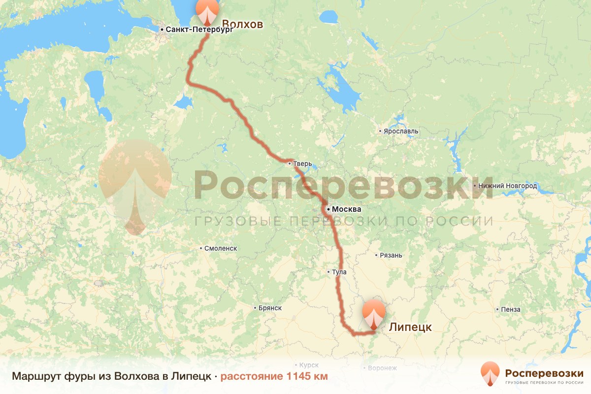 Фура Волхов Липецк