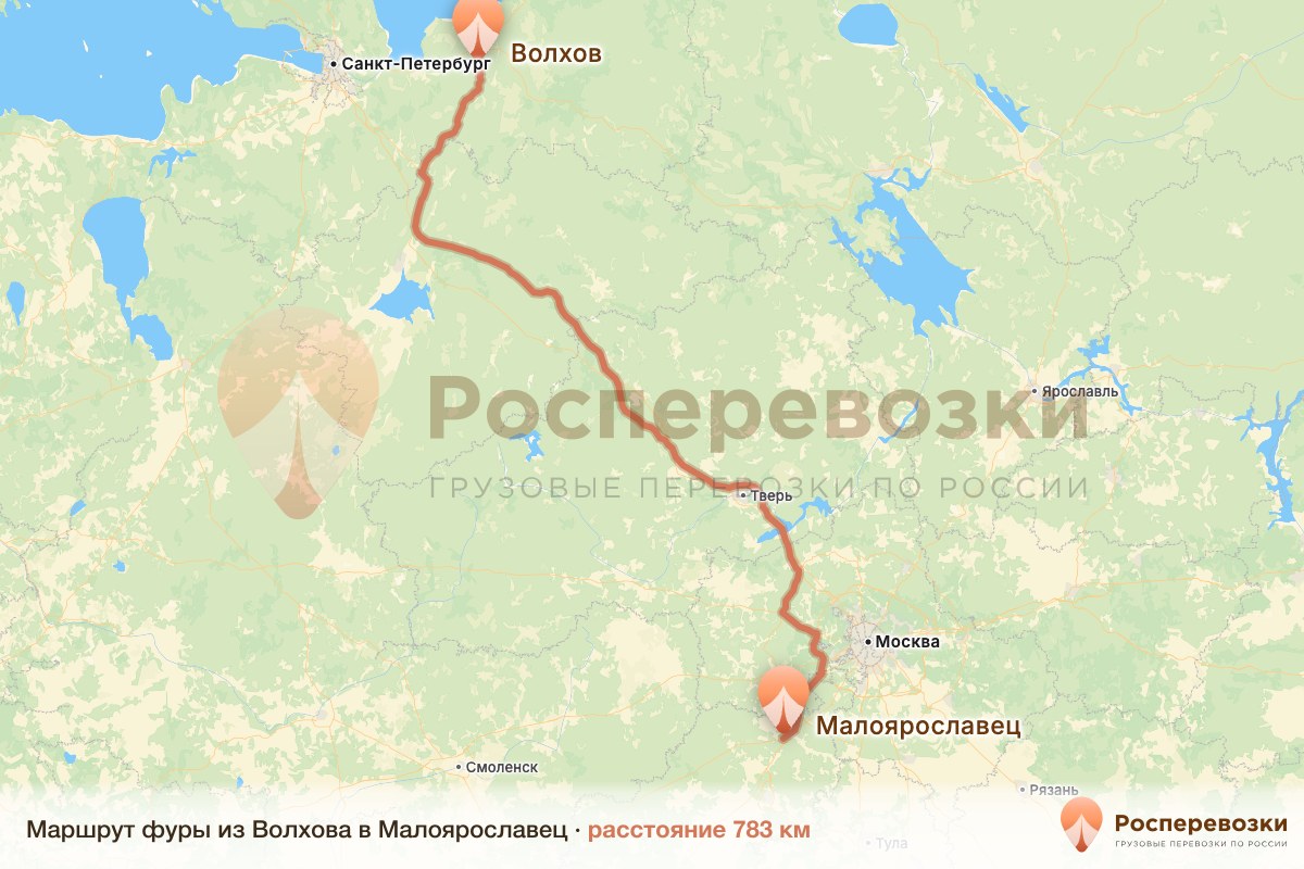Фура Волхов Малоярославец